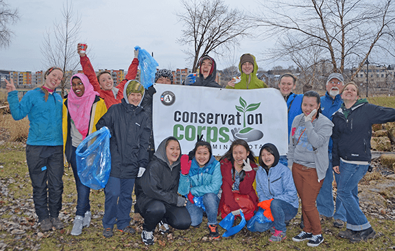 Youth alumni gather for spring parks cleanup