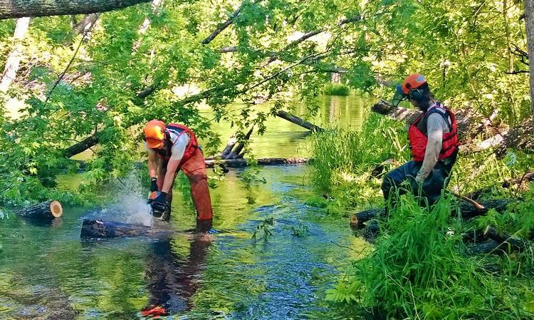 Working with water trails