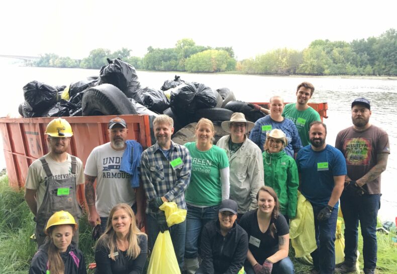 Over 2 tons of trash removed during 27th Annual Mississippi Riverboat Cleanup