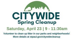 St. Paul Citywide Cleanup Logo