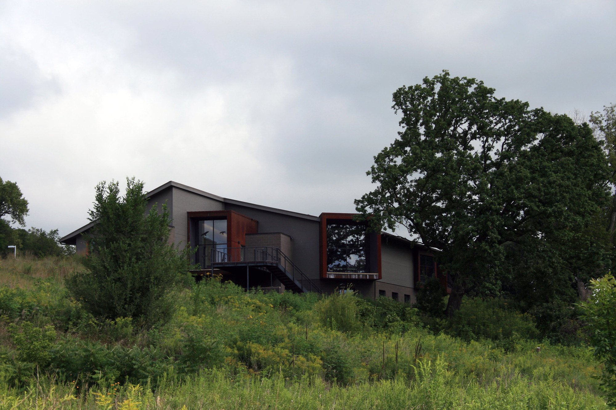 visitor center on a hill