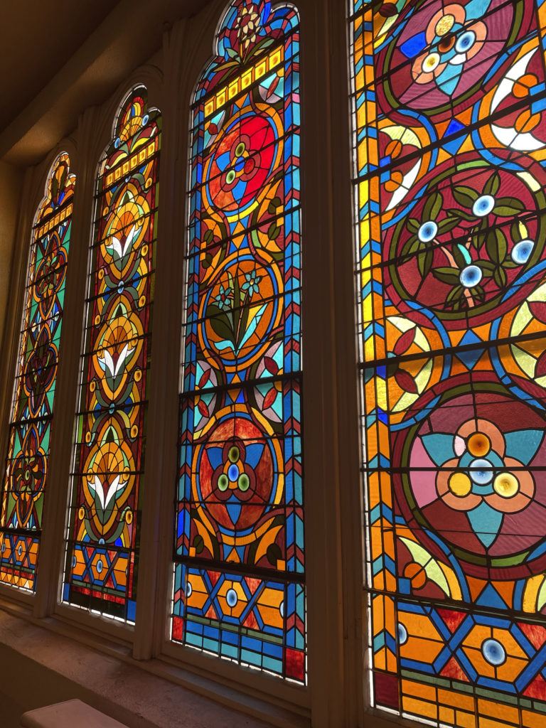 stained glass window