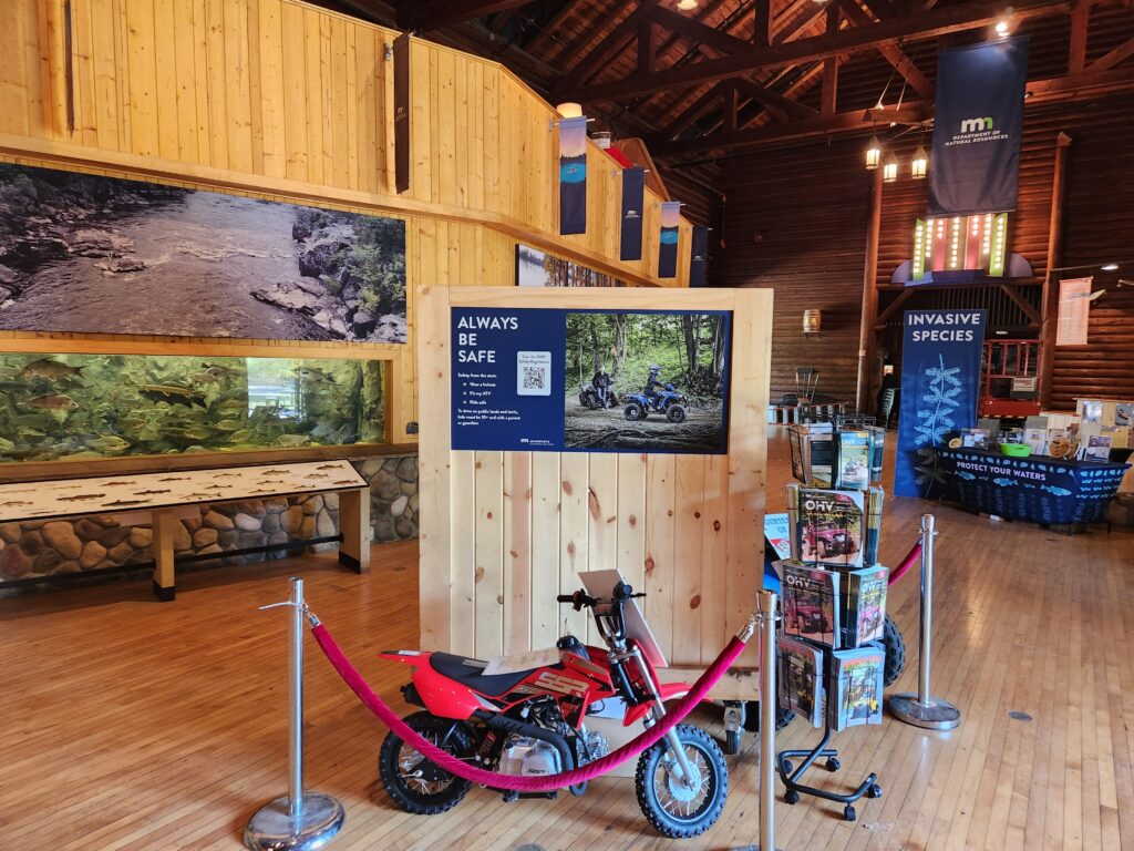 ATV display at the fair