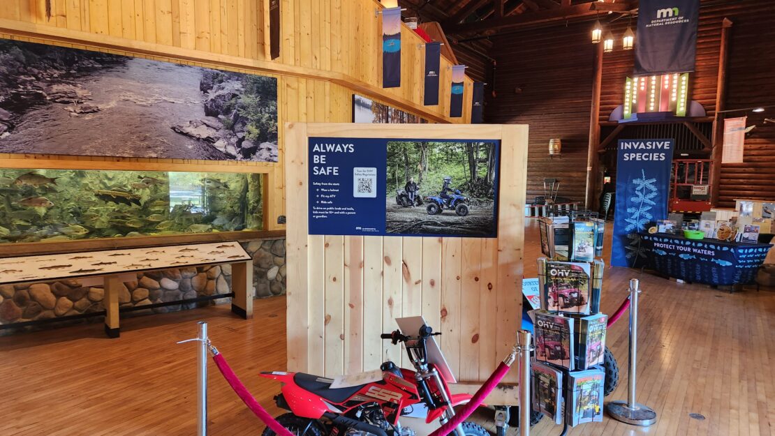 ATV display at the fair