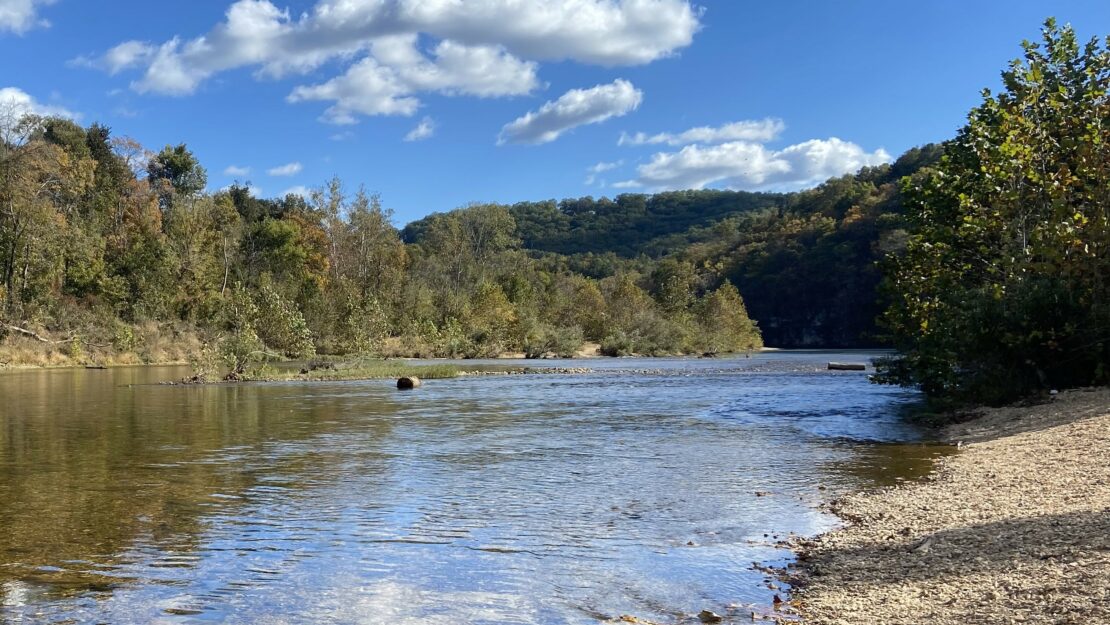 river in summer