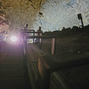 People in a cave